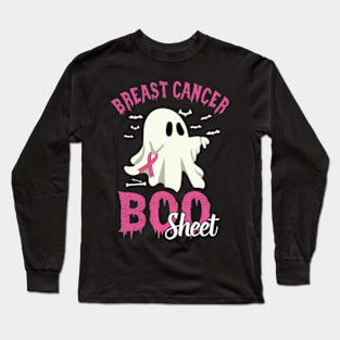 Breast Cancer Is Boo Sheet Long Sleeve T-Shirt